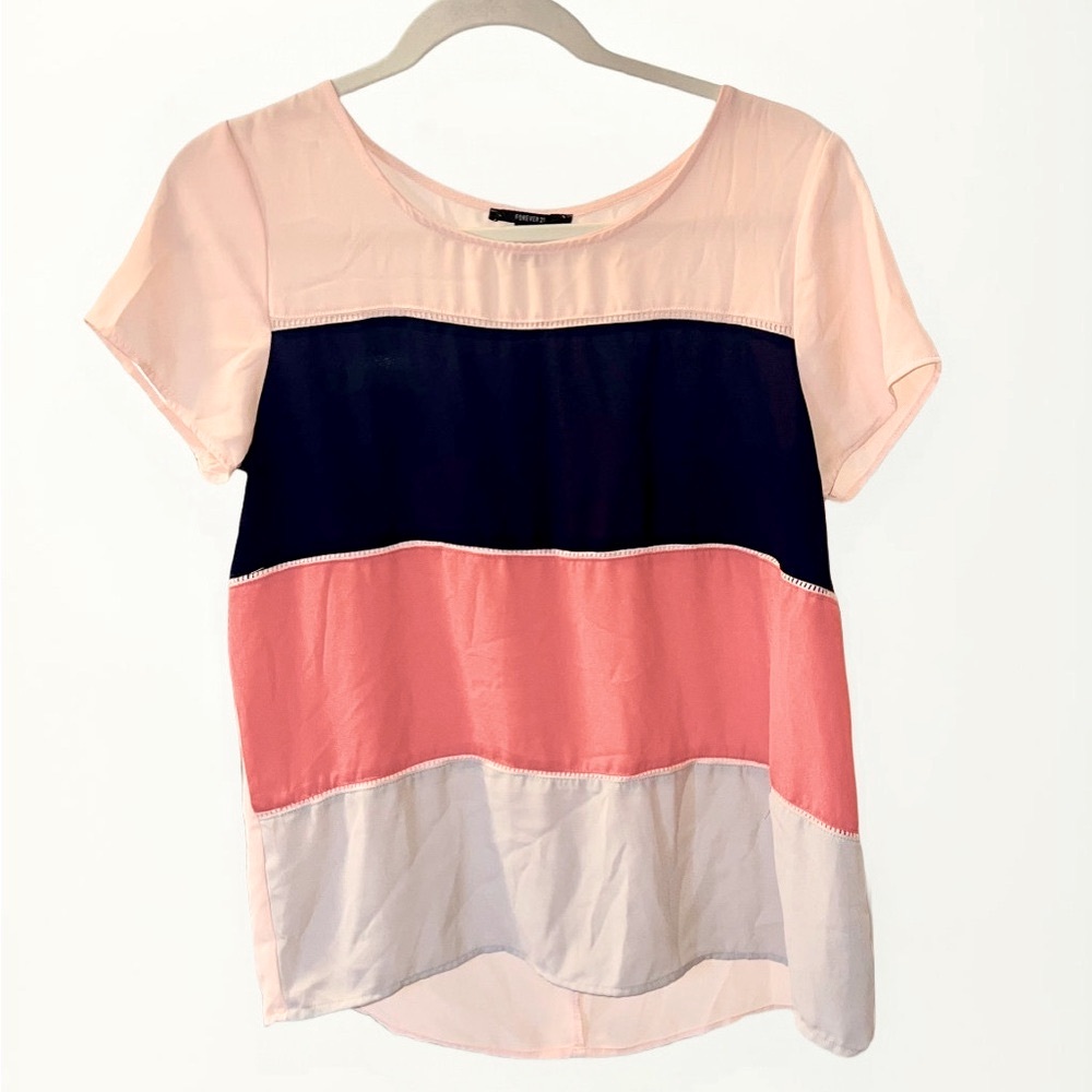 Forever21 - Colorblock Women's Blouse